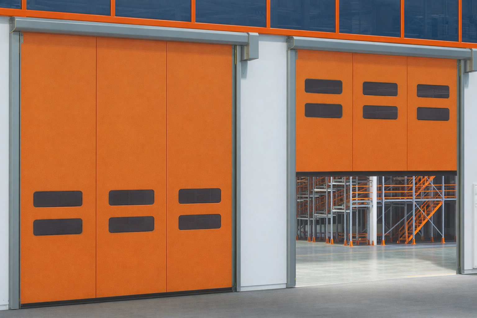 Hızlı PVC Açılır-Kapanır Kapılar